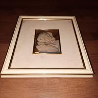 Quadretto Madonna con Bambino in Argento 925
