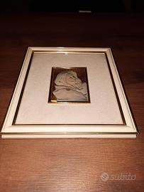 Quadretto Madonna con Bambino in Argento 925
