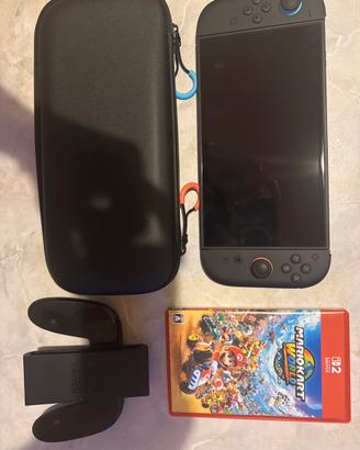 Nintendo Switch 2 + Mario Kart World + Custodia