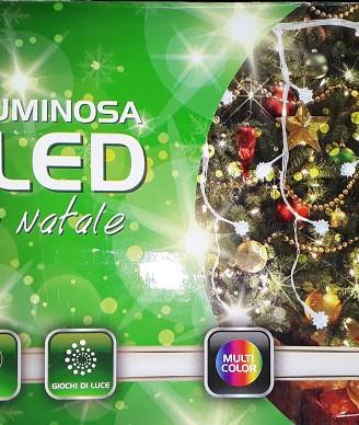 Luci natalizie. Cascata luminosa a led