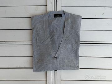 Maglia Cardigan Uomo Zara Tg. M Grigio