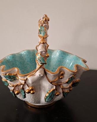 Cestino lobato vintage Detura Anni '60-70