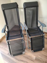 n. 2 sdraio da giardino nuove