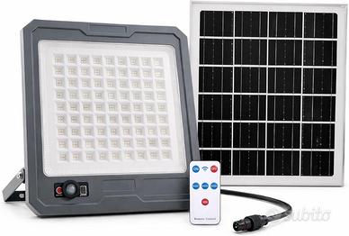 FARO LED DA 2000W CON PANNELLO SOLARE 10800MAH