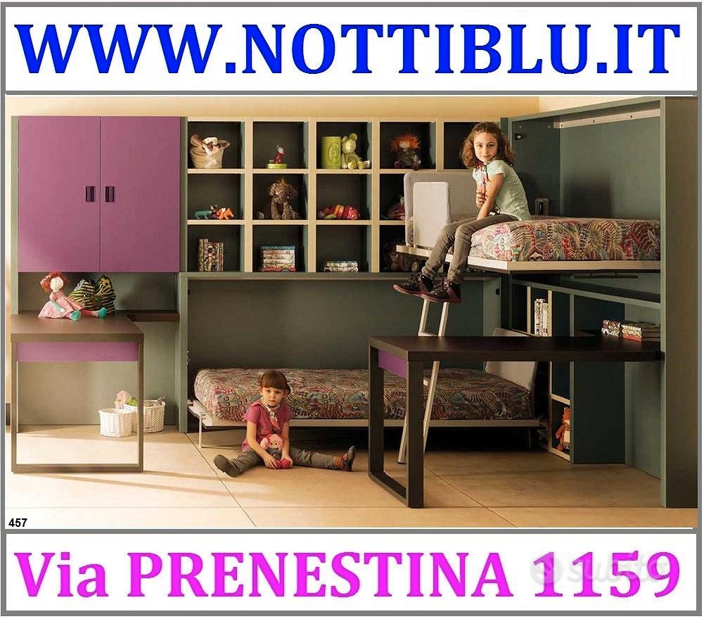 Subito - LETTI A SCOMPARSA ROMA -CUCINE Via PRENESTINA 1159 - Letto a  Scomparsa _ 2 letti singoli per cameretta - Arredamento e Casalinghi In  vendita a Roma