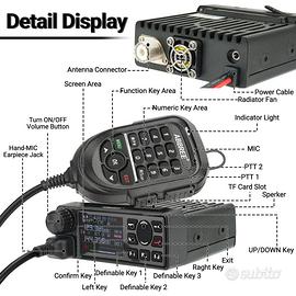 ricetrasmettitore 144/430mhz fm  veicolare