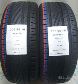 2 GOMME 205 55 16 UNIROYAL BR2175