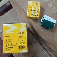 Vimar Plana 14008, pulsante bianco 