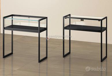 Banco vetrina t-metal illuminata