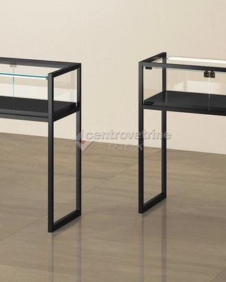 Banco vetrina t-metal illuminata