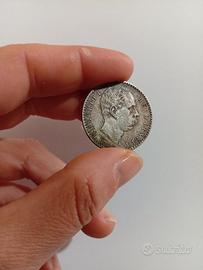 moneta d'argento 1887