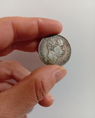 moneta d'argento 1887