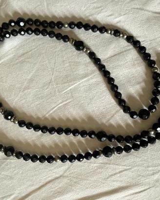 Antica collana in granati Belle Epoque