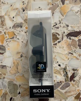 SONY occhiali 3D TGD-BR750 Attivi Leggeri NUOVI