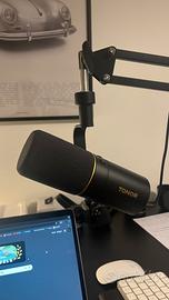 TONOR TD510+ Microfono per Podcast con supporto