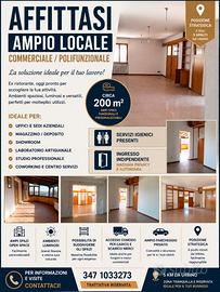 Ampio locale commerciale/polifunzionale