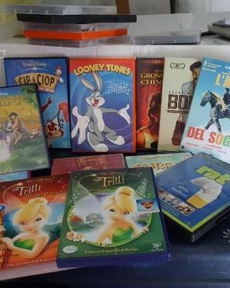 Lotto DVD bambini Disney + 3 adulti