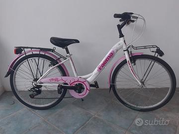 Bici Faema 24 bambina, cambio schimano 6 marce