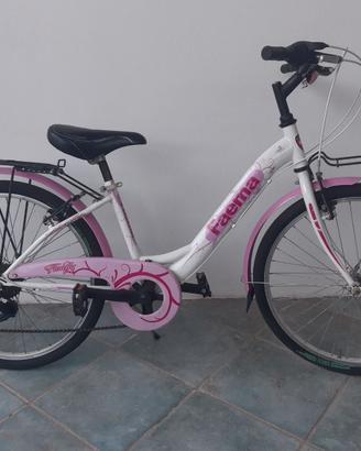 Bici Faema 24 bambina, cambio schimano 6 marce