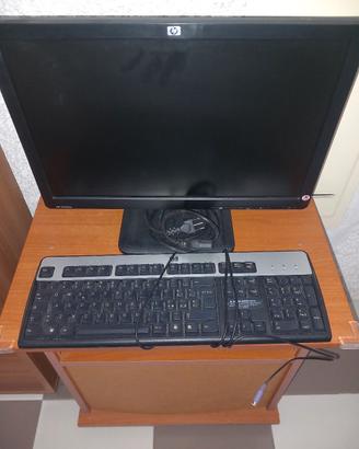 monitor e tastiera HP