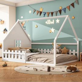 OCCASSIONE: letto Montessori bambini 140x200 NUOVO