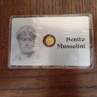 Moneta commemorativa Mussolini