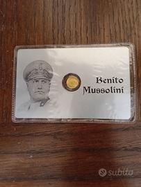 Moneta commemorativa Mussolini