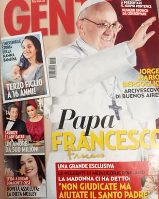 papa francesco autografo 