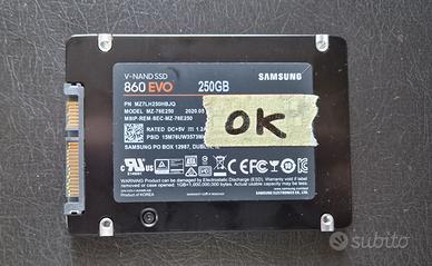 SSD Sata 250GB Samsung EVO 860
