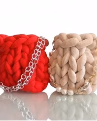 Borsa Chunky Knit Handmade – Pezzo Unico!