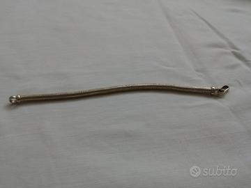 Bracciale metallo maglia a corda