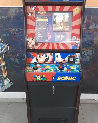 cabinato vintage da salagiochi bar multigioco jamm