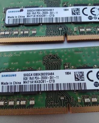 RAM DDR4 16GB (2x8GB) Samsung 2666MHz SODIMM