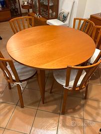 Tavolo allungabile CALLIGARIS + 6 sedie