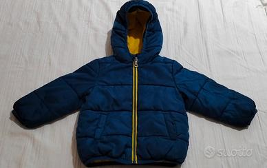 Piumino bimbo Melby 18 Mesi blu e giallo.