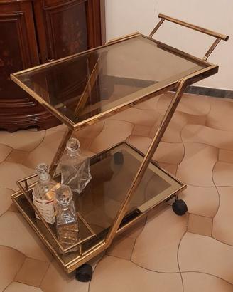 Carrello in ottone