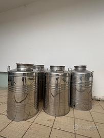 Fusto per olio acciaio inox 50 litri