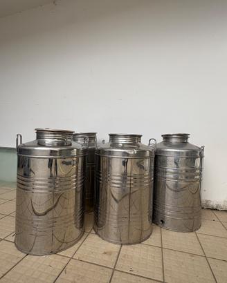 Fusto per olio acciaio inox 50 litri