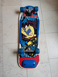 snowboard disegnato lupo