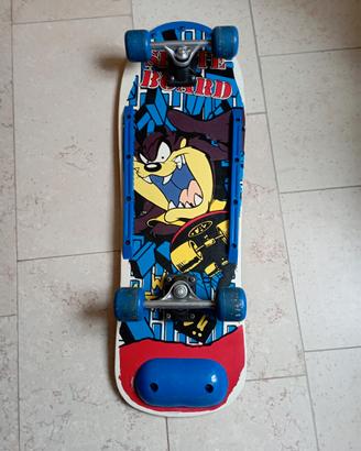 snowboard disegnato lupo