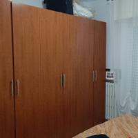 Armadio 6 ante marrone 270 x 240 x 57 cm