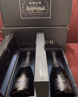 Krug clos D’Ambonnay 1995-1996-2000-2002 verticale