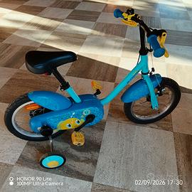Bici con rotelle