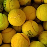 palline da tennis usate