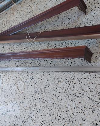 Mantovane per tende in legno