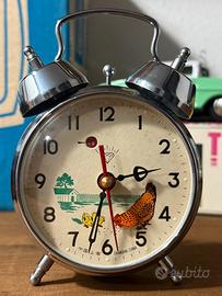 Sveglia animata Diamond gallina con pulcini