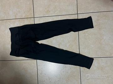 Leggings microfibra con ricami per palestra