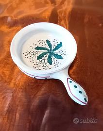 Posacenere ceramica dipinto a mano 