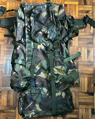 Zaino Bergen inglese originale in mimetica DPM