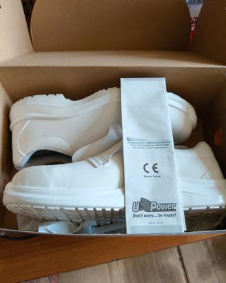 scarpe da lavoro U-Power bianche n 42 nuove